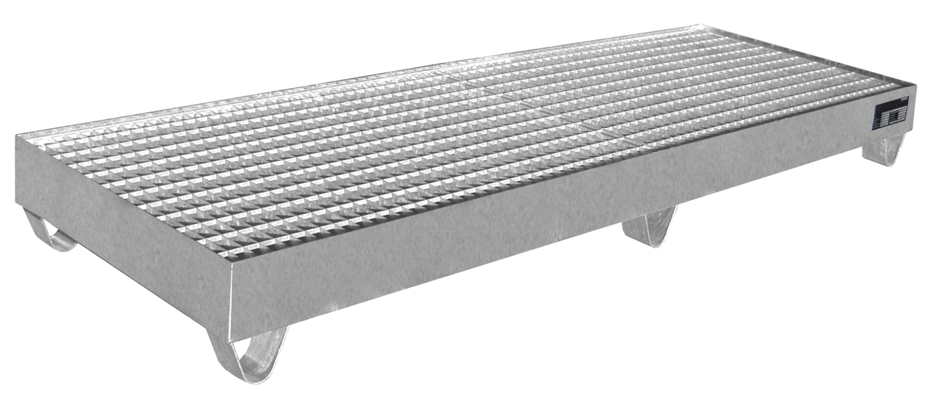 Edelstahl-Auffangwanne Typ VAW Edelstahl mit Zubehör