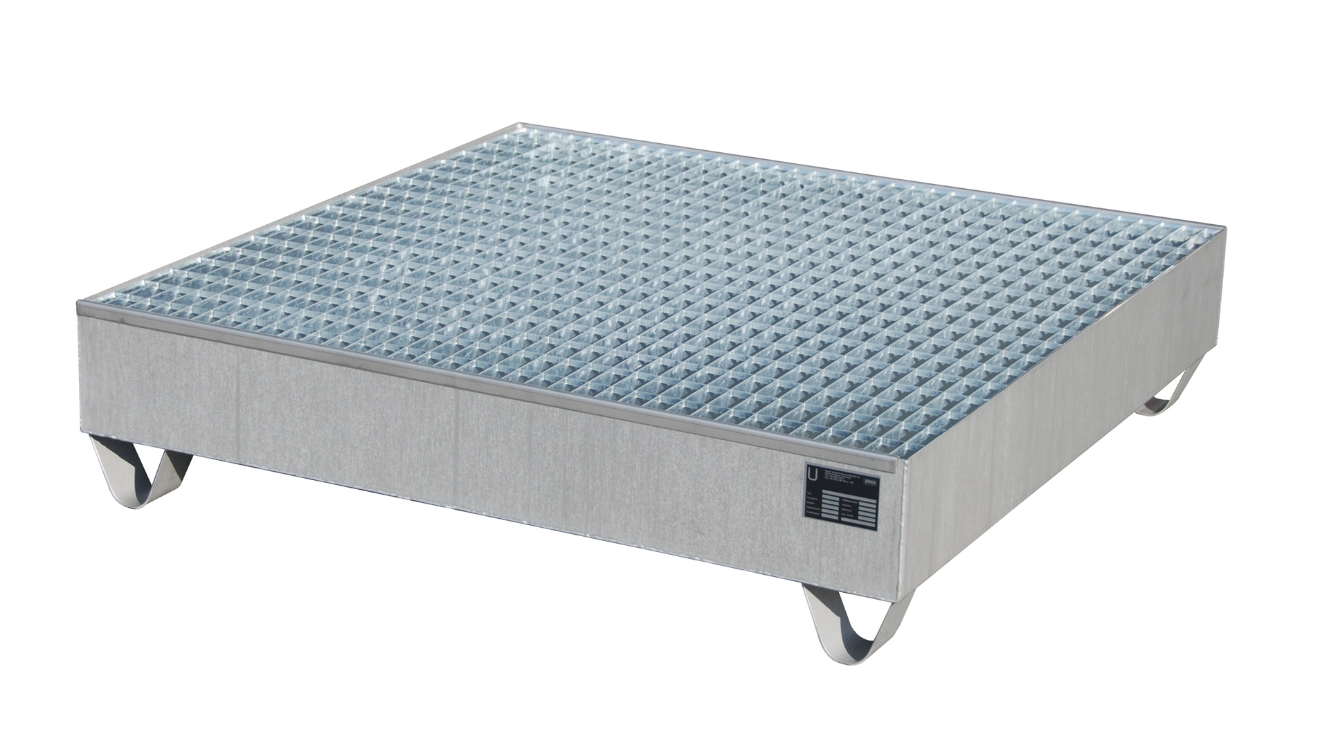 Edelstahl-Auffangwanne Typ VAW Edelstahl mit Zubehör