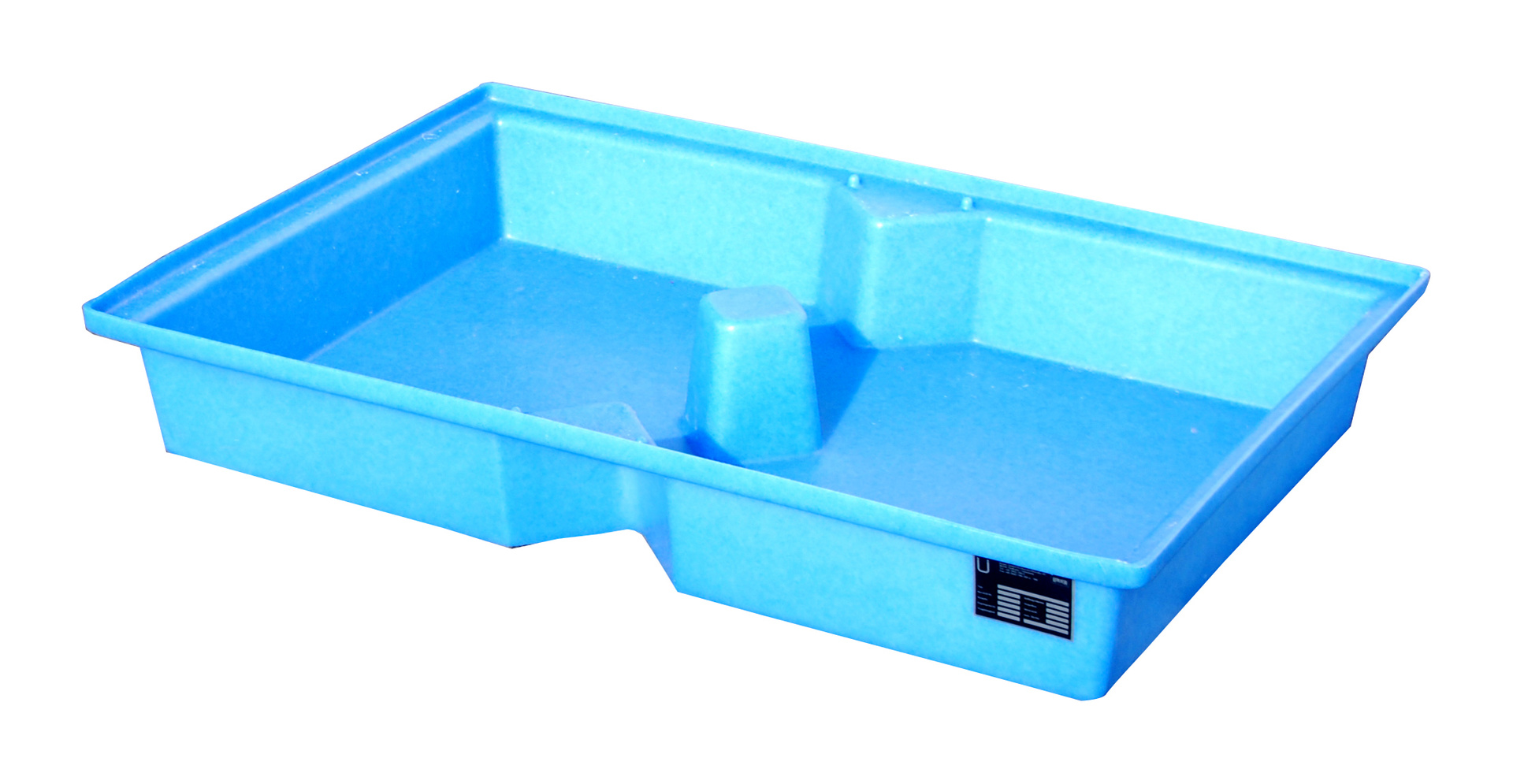 Bac de rétention PE pour palettes type KWP-P