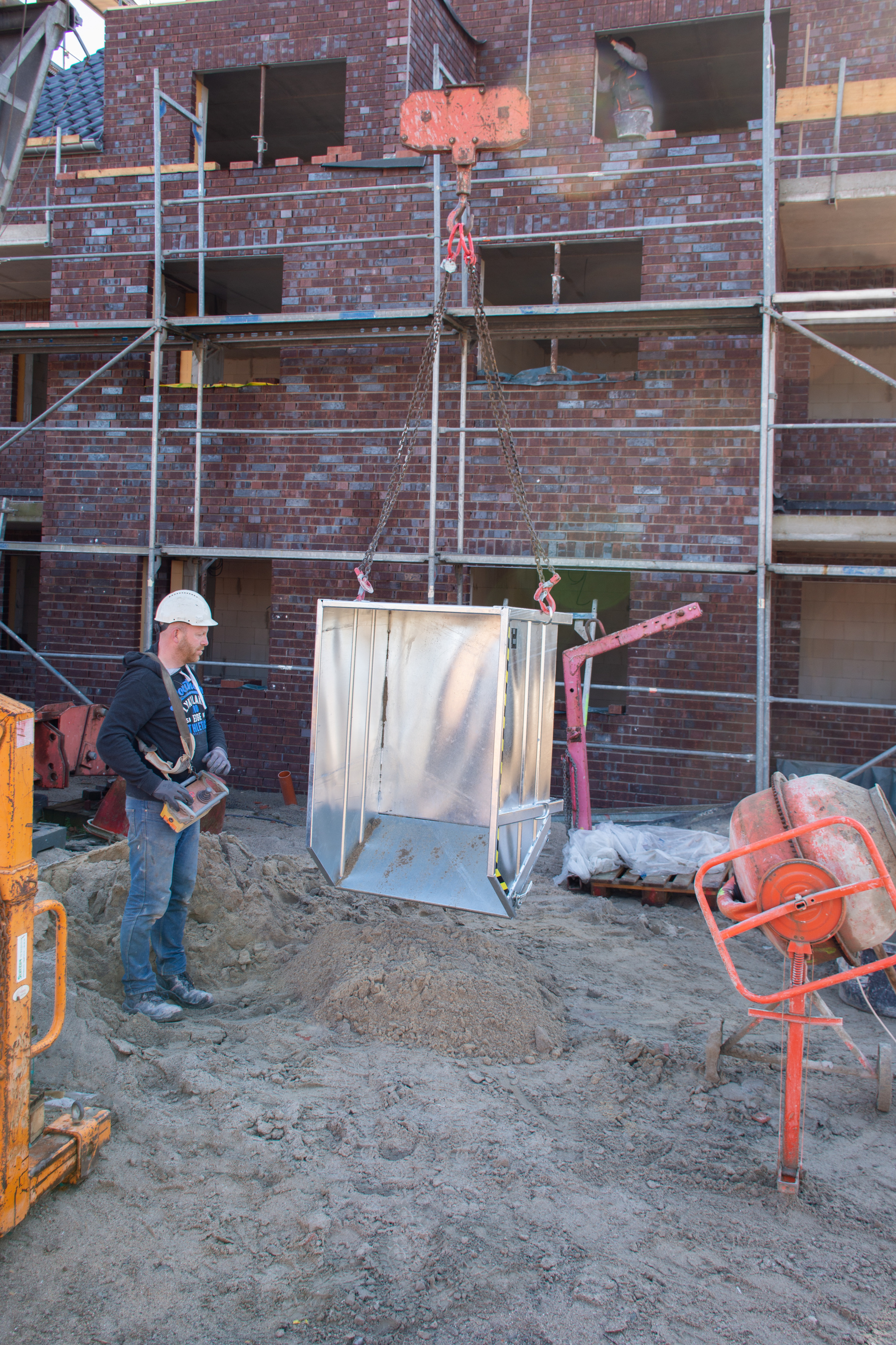 Baustoffbehälter Typ BBKoto (kann Zubehör enthalten)