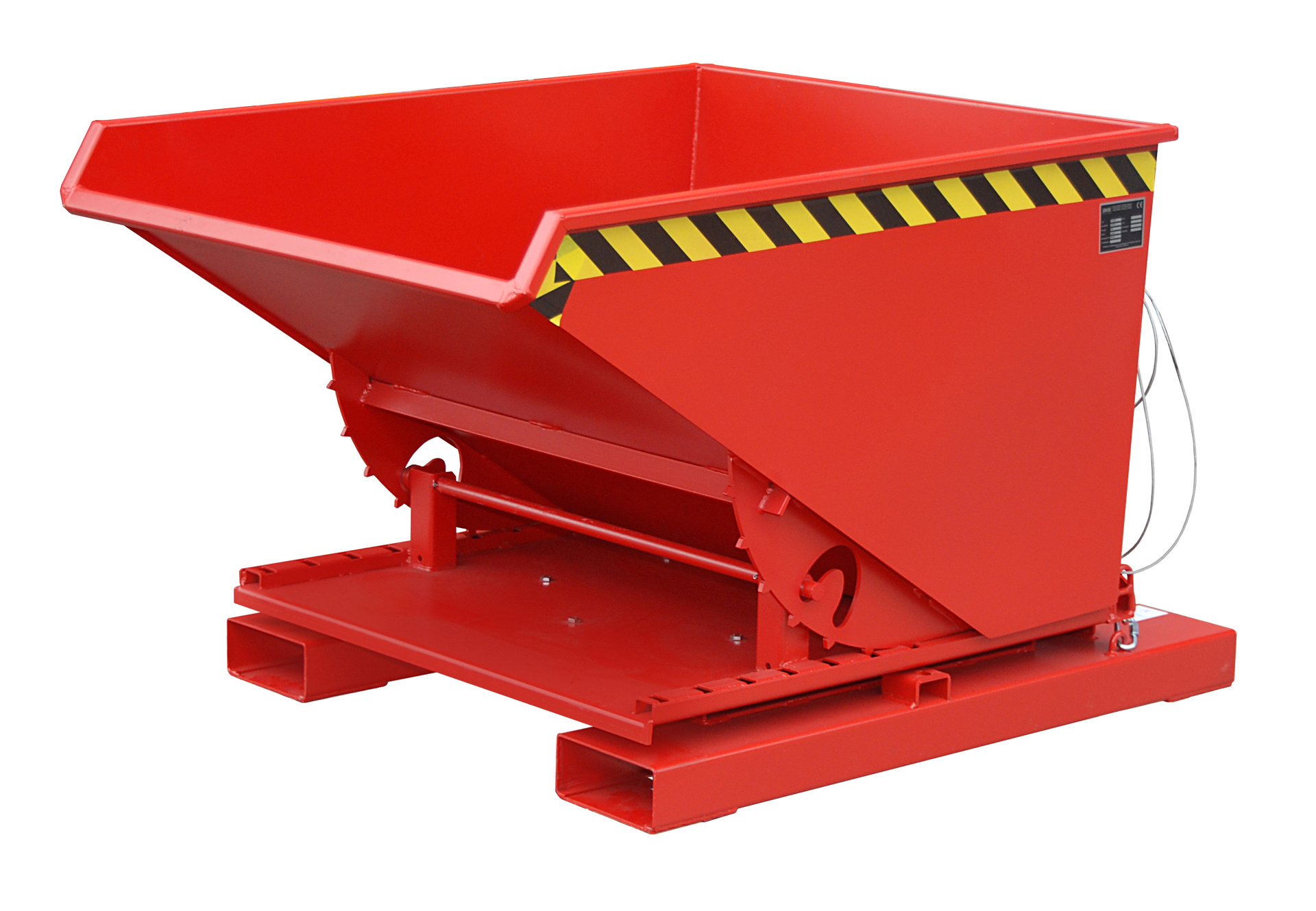 Kippbehälter Typ 3S RAL 3000 Feuerrot