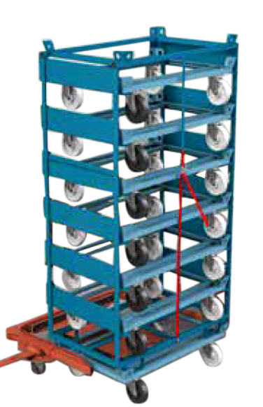 Trolleyrack / Étagère à chariots pour chariots de palettes