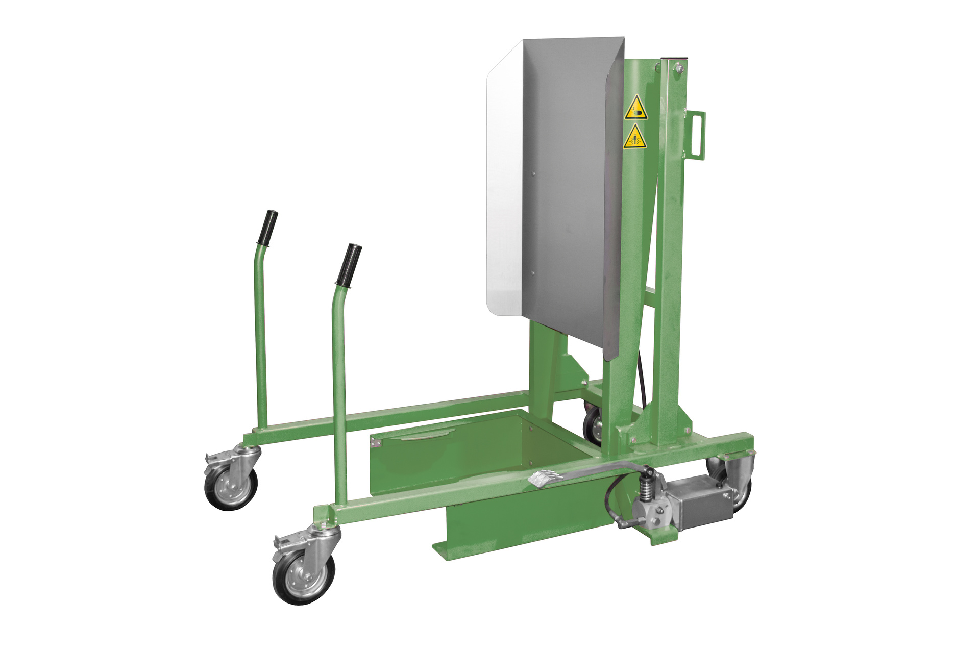 Mülltonnen-Kippstation Typ MKS-F RAL 6011 Resedagrün